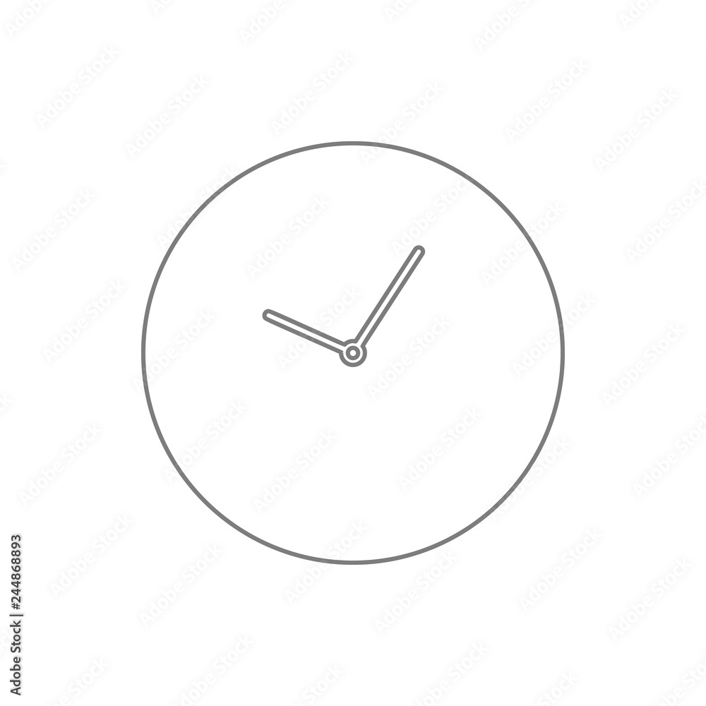 Clock logo icon. Element of web, minimalistic for mobile concept and web apps icon. Thin line icon for website design and development, app development Clock logo icon. Element of web, minimalistic for mobile concept and web apps icon. Thin line icon for website design and development, app development