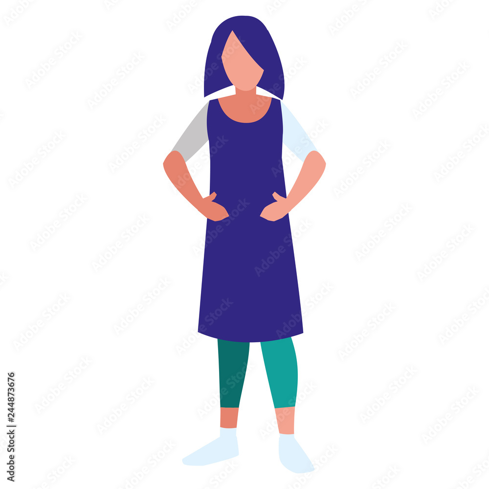 beautiful and young woman character beautiful and young woman character