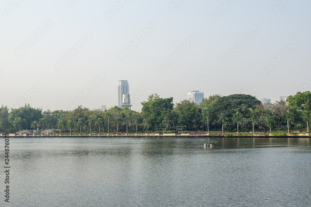 bangkok benjakitti park scenery