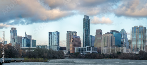 Downtown Austin Skyline During the Early morning