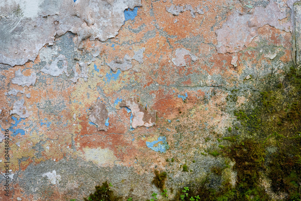 Rough shabby wall Rough shabby wall