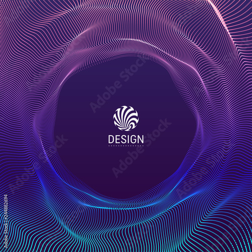 3d futuristic technology style. Abstract background. Vector illustration.