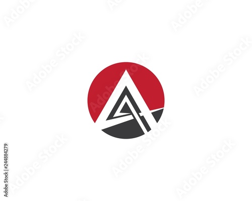 Free Download A letter logo vector icon illustration - GFXLoad