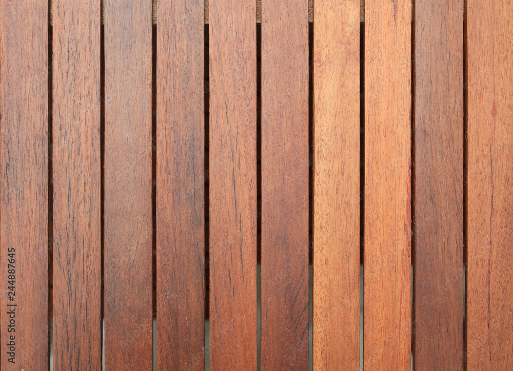 Fototapeta premium Brown wood plank texture background.