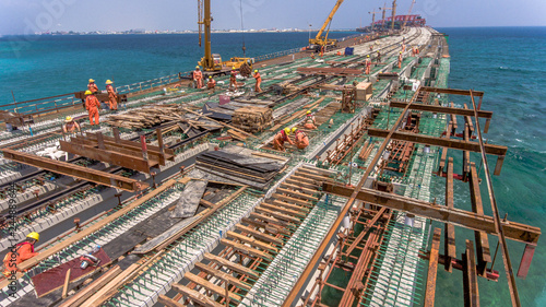 Φωτογραφία Maldives China  Friendship Bridge  Ongoing works