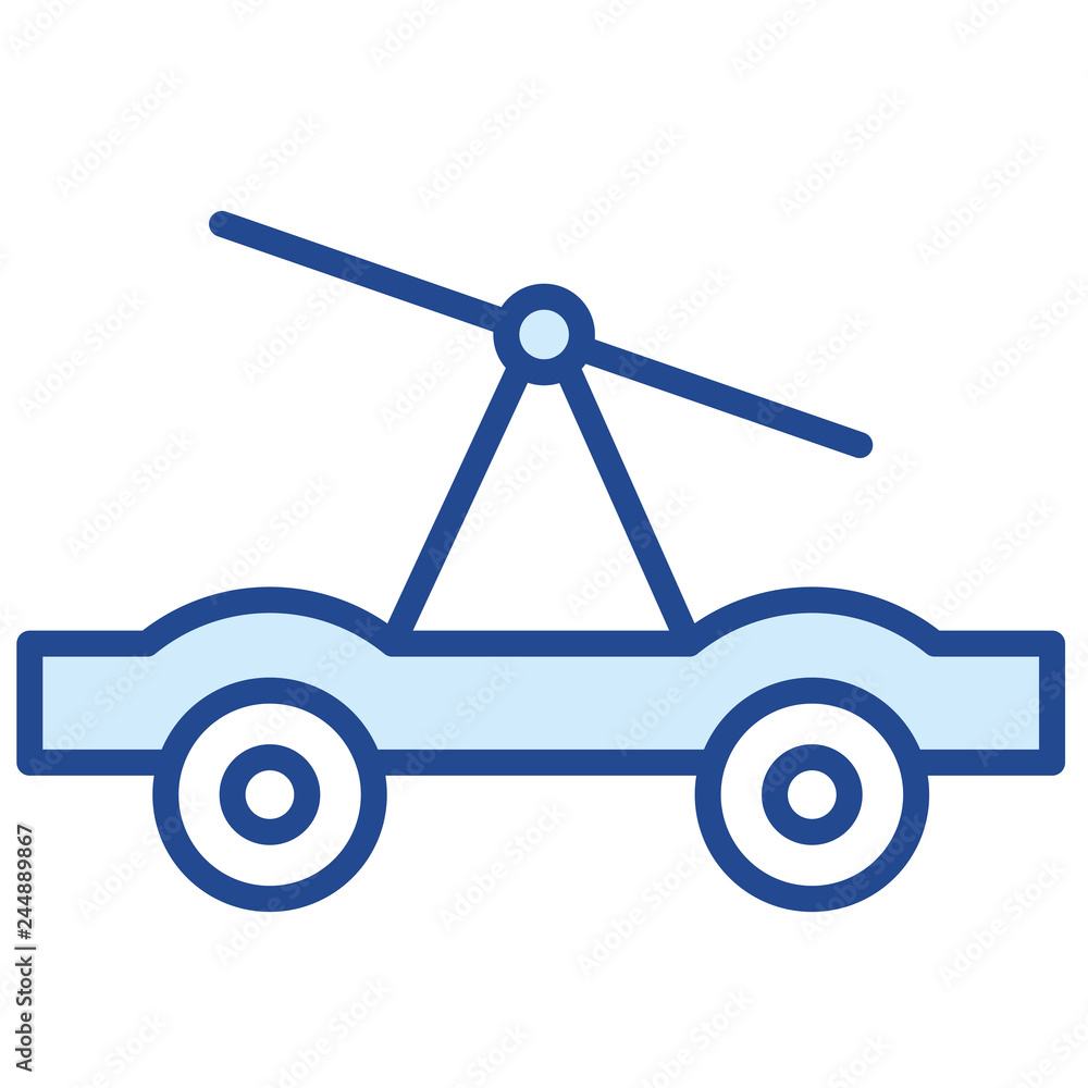 Draisine, Eisenbahn Vector Icon Illustration Draisine, Eisenbahn Vector Icon Illustration