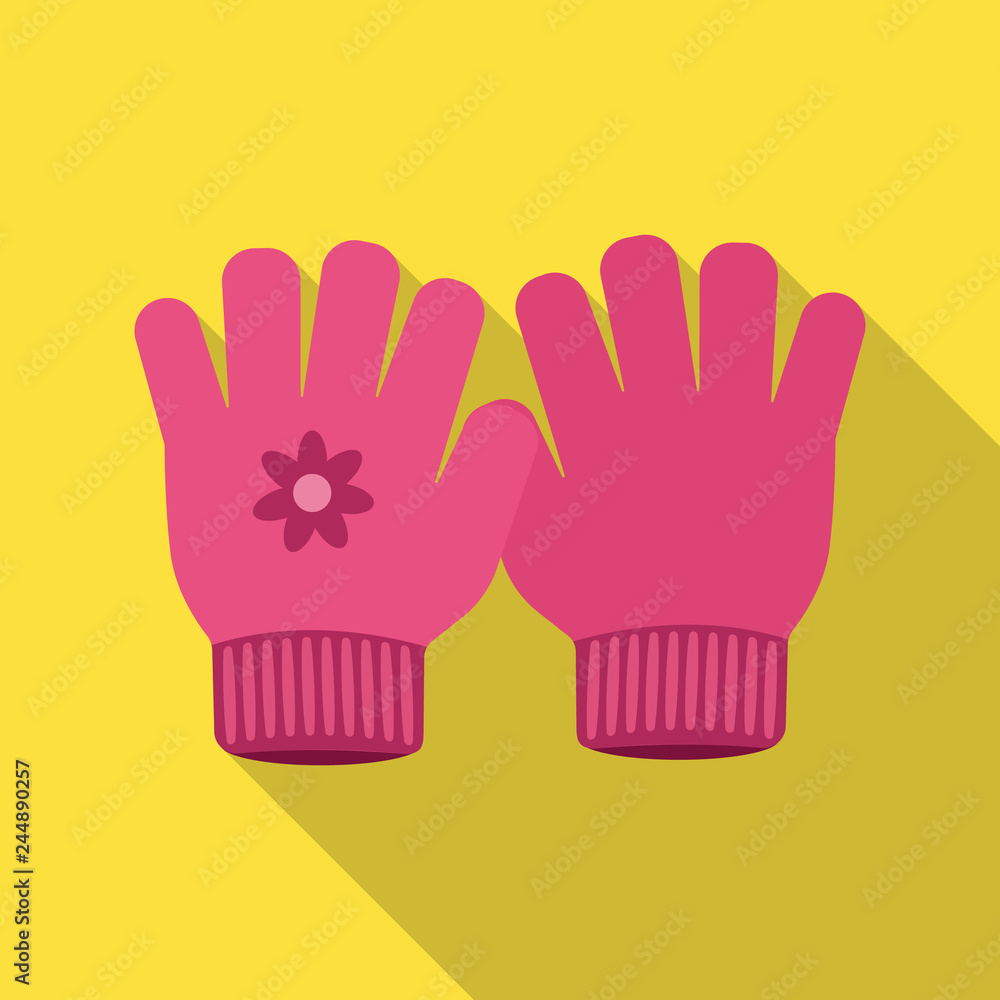 Isolated object of glove and winter sign. Collection of glove and equipment vector icon for stock. Isolated object of glove and winter sign. Collection of glove and equipment vector icon for stock.
