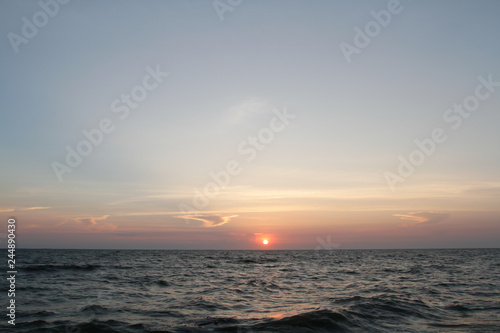 sunset over the sea © BillionBobbie