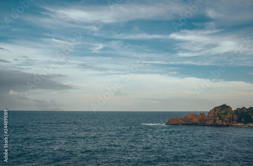  Rocks, bay, sea