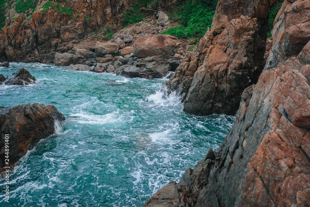 Obraz premium Rocks, bay, sea