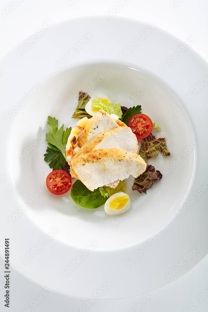 Salad with Chicken and Homemade Mayonnaise Salad with Chicken and Homemade Mayonnaise