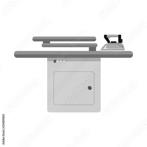 Vector design of laundry and clean symbol. Collection of laundry and clothes stock vector illustration.