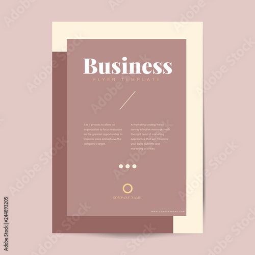 Corporate brochure and poster template