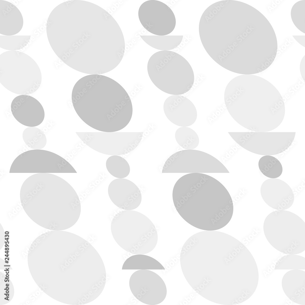 Circle and semicircle abstract vector pattern, geometric background Circle and semicircle abstract vector pattern, geometric background