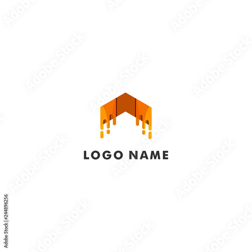 Progres Up logo design vector