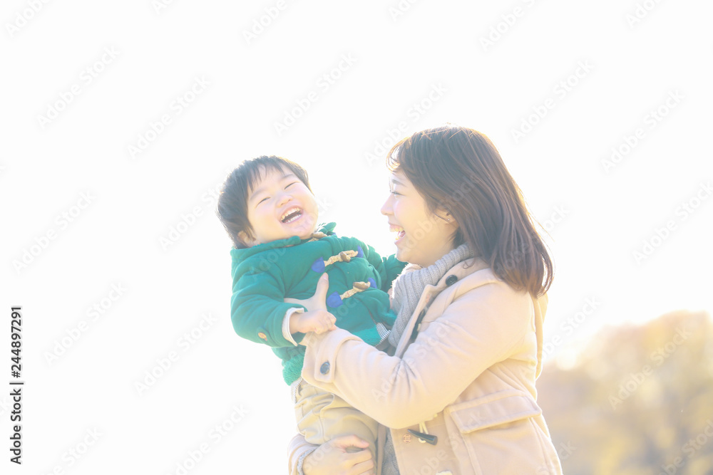 遊ぶ親子 遊ぶ親子
