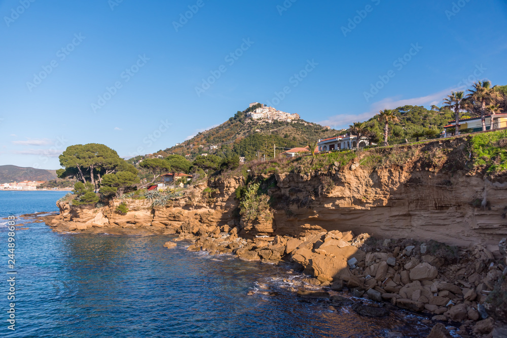 The Rocky Cliffs of the Southern Italian Mediterranean Coast The Rocky Cliffs of the Southern Italian Mediterranean Coast