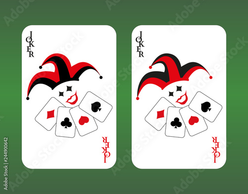 Playing cards. Joker 