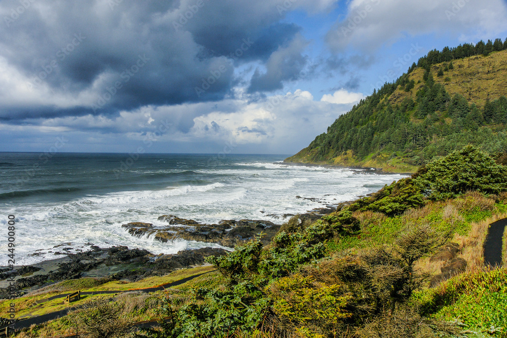 Cook's Chasm, Siuslaw National Forest, Oregon, United States