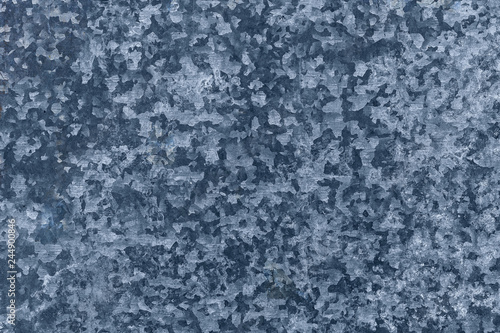 view of the texture of a galvanized iron surface as an industrial background