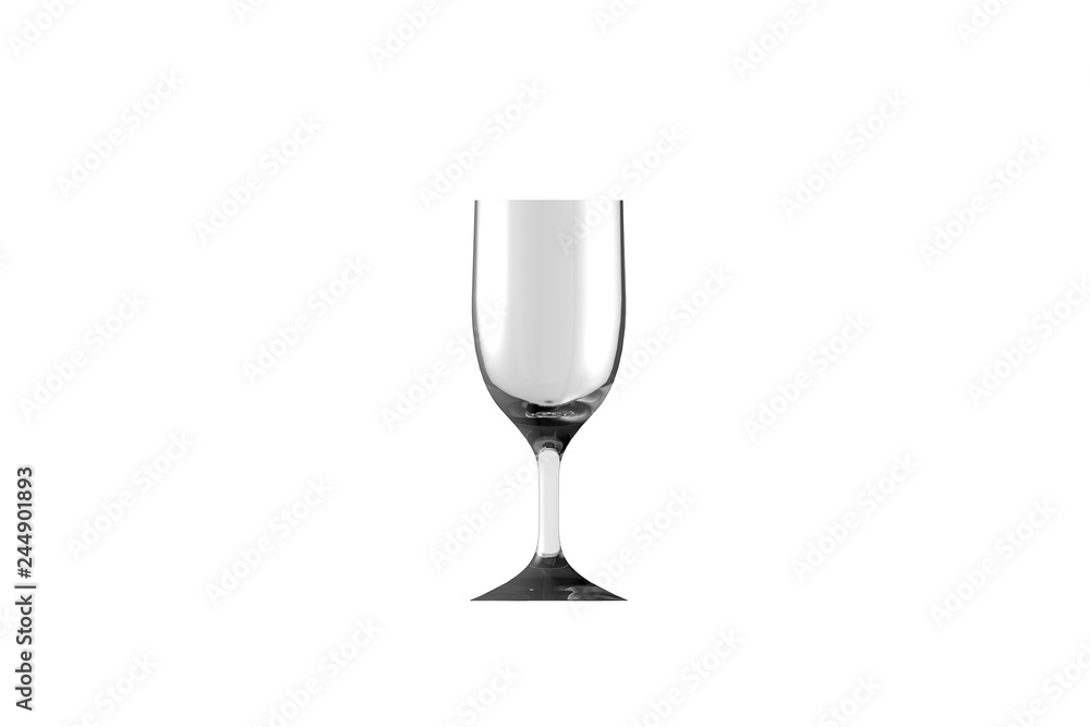 3D illustration of sour cocktail glass isolated on white side view - drinking glass render 3D illustration of sour cocktail glass isolated on white side view - drinking glass render
