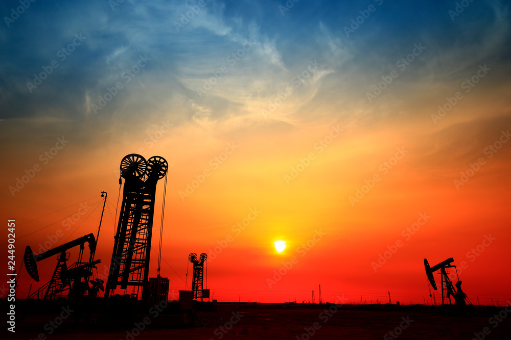 The oil pump, industrial equipment The oil pump, industrial equipment