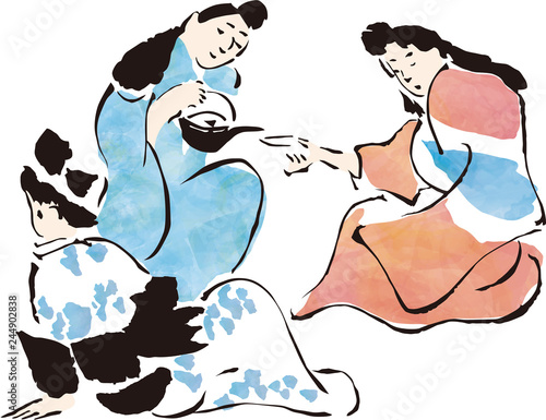 浮世絵　女性　その11