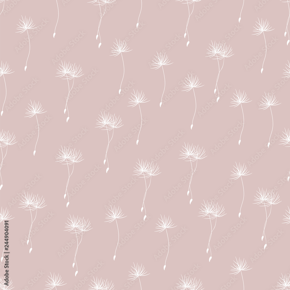 Hand drawn floral seamless pattern Hand drawn floral seamless pattern