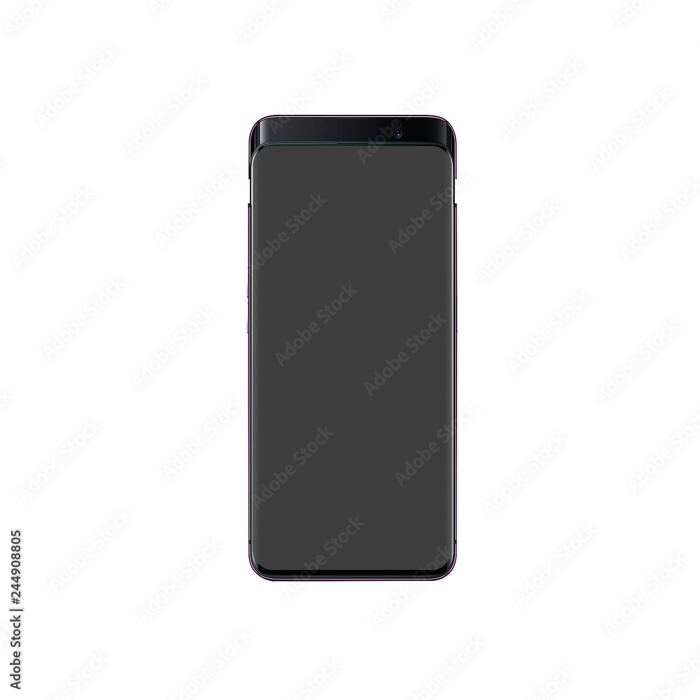 mobile front isolated mobile front isolated