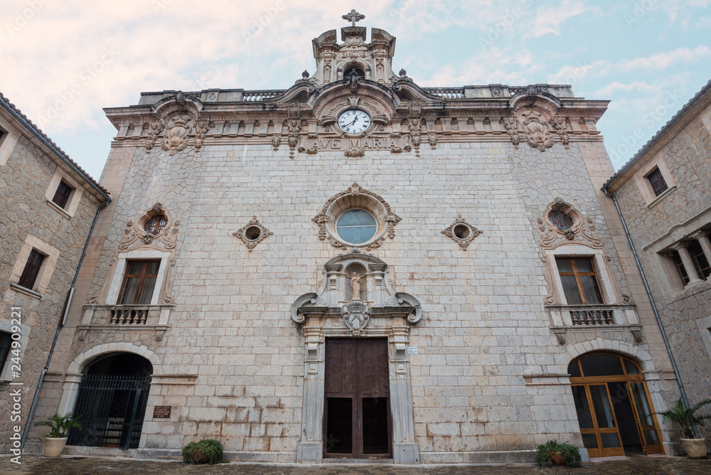 Santuari de Lluc - monastery in Mallorca, Spain Santuari de Lluc - monastery in Mallorca, Spain