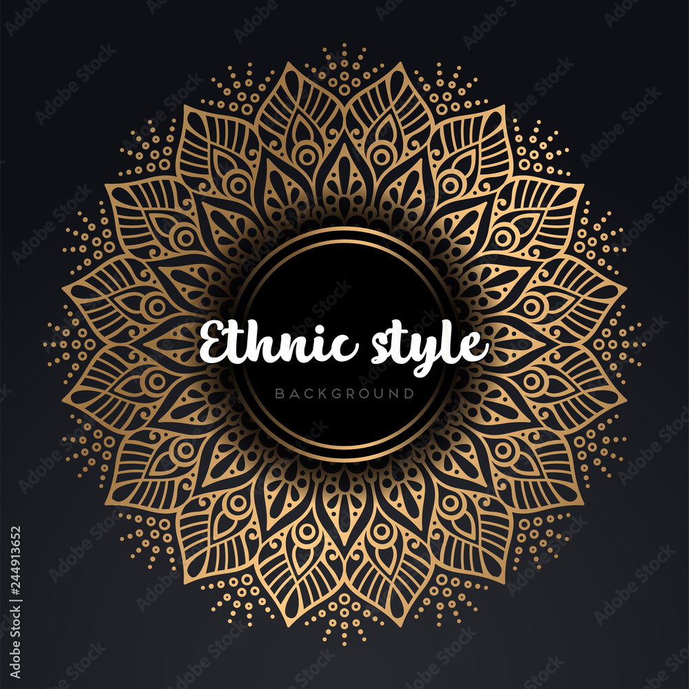 Vector indian Mandala Vector indian Mandala