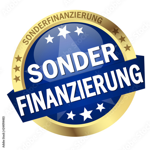 Button with Banner special financing
