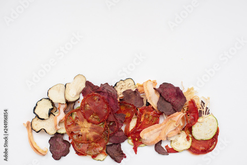dried (dehydrated) vegetable slices