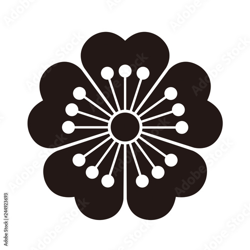 家紋　桜
