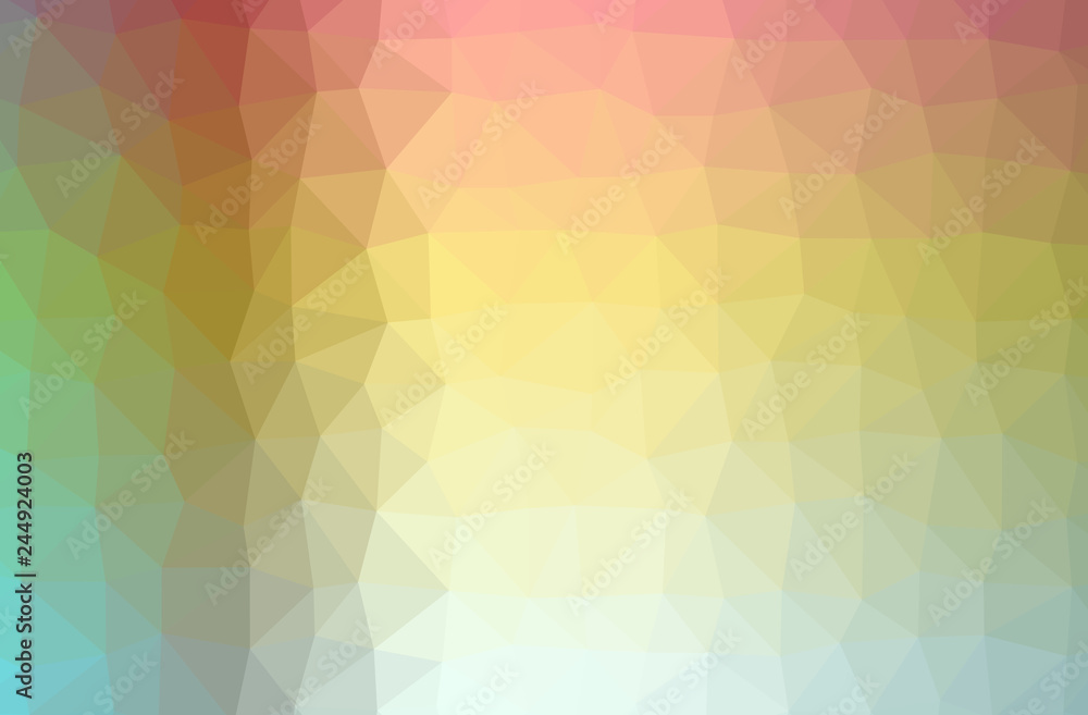 Abstract illustration of red, green, yellow and blue triangle polygon background. Abstract illustration of red, green, yellow and blue triangle polygon background.