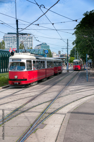 tramway in Vienna