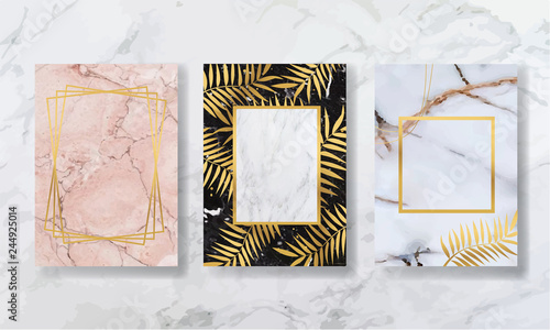  liquid marble with gold. flyer, business card, flyer, brochure, poster, for printing. trend vector