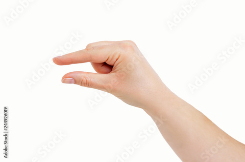 Plakat hand symbol