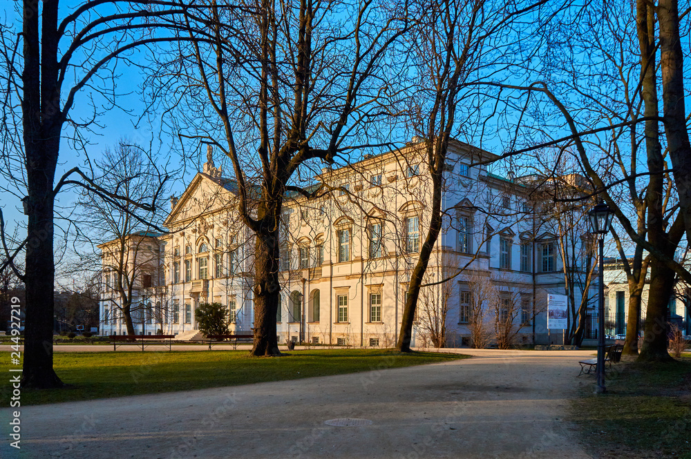 Krasinski Palace in Warsaw, Poland