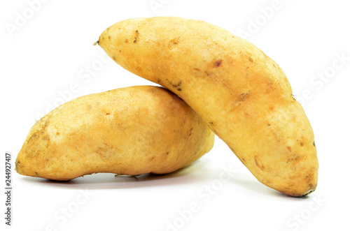 Sweet potatoes isolated photo