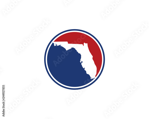 Florida Circle Logo Icon 001