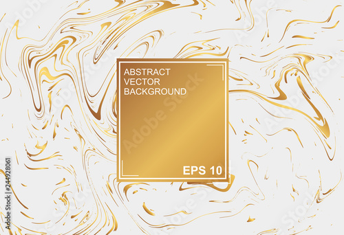 Abstract vector background. with beautiful fantasy ink patterns. Liquid paint. Fluid art. The ornament of marble. Colorful bright combination of colors. Modern colorful flow.
