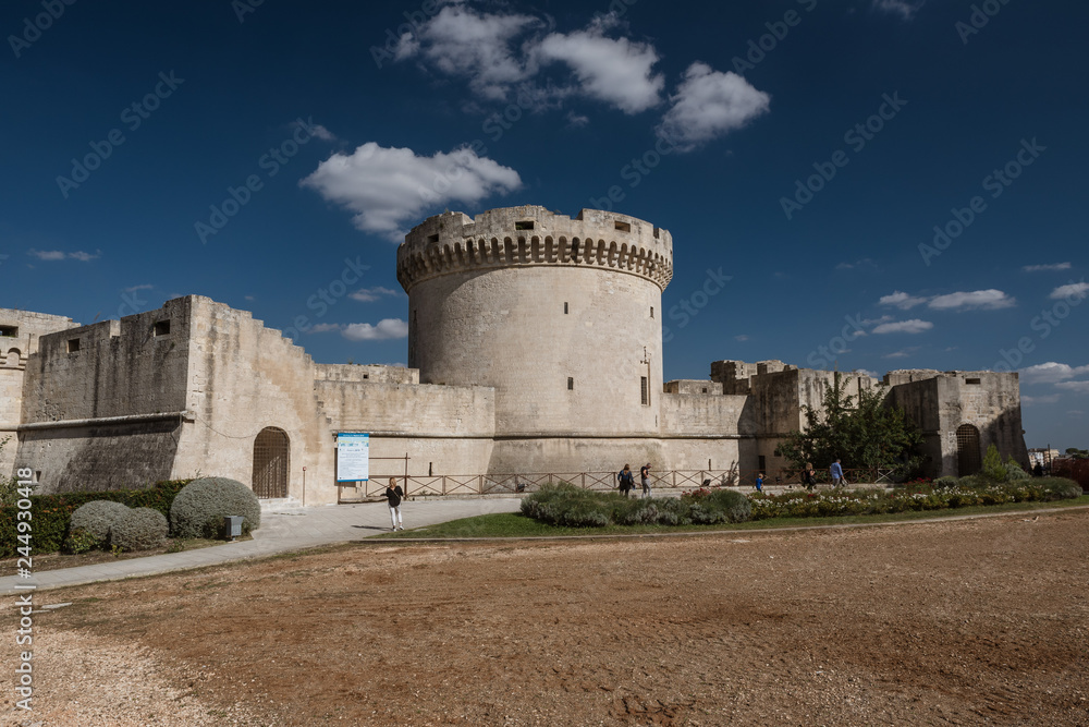 Tramontano castle in Matera, region Bazylikata, Italy.