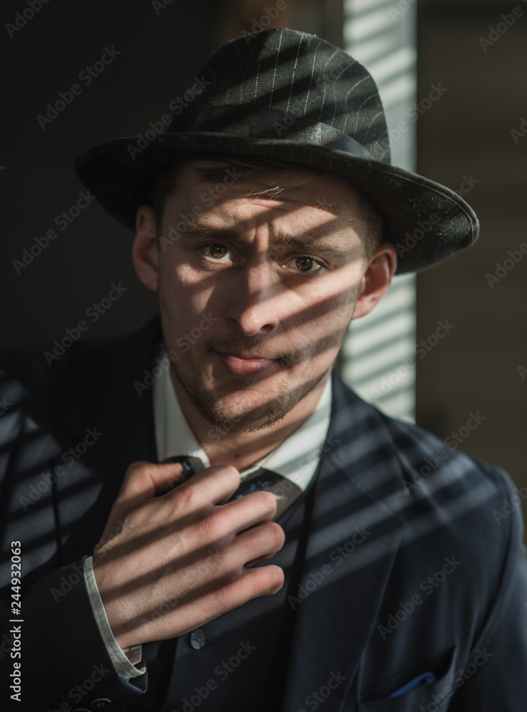 Businessman work in accountant office. Man in suit. Mafia. Making money. Economy and finance. Man bookkeeper. Money transaction. Small business concept. Retro man. Modern businessman Businessman work in accountant office. Man in suit. Mafia. Making money. Economy and finance. Man bookkeeper. Money transaction. Small business concept. Retro man. Modern businessman