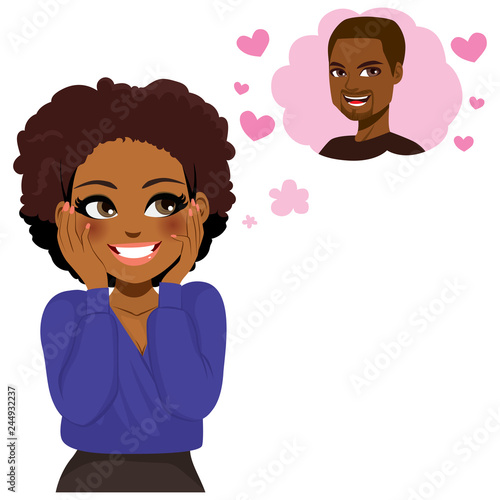 Woman Thinking Love
