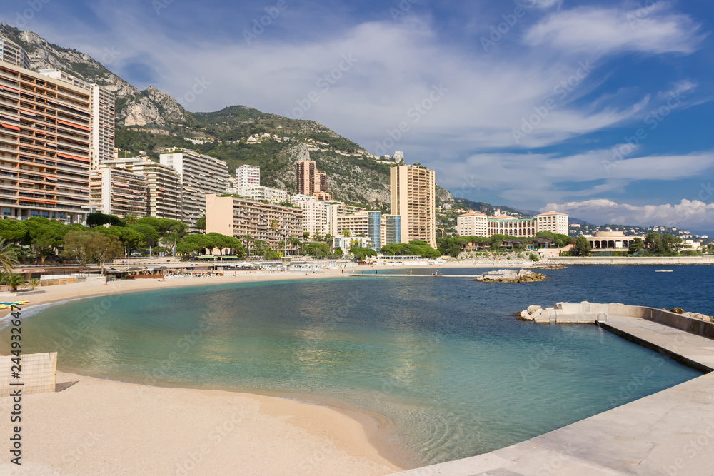 Monte Carlo beach