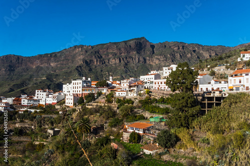 Canary islands gran canaria winter sunny day