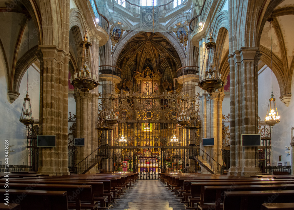 the Virgin of Guadalupe Monastery Basilica, Caceres, Spain