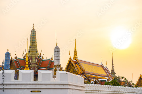 Wat Phra Kaew temple of the emerald buddha