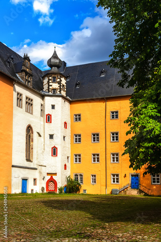 Welfenschloss castle in Hannoversch Munden, Germany.